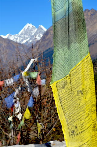 Drapeaux de prière / Népal
