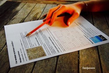 Mosaique mysterieuse ou mots croises