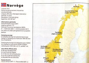 Carte de la Norvege