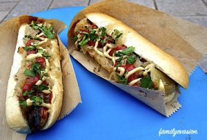 Hot dog choucroute Hambourg