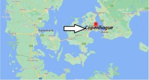 Situation géographique de Copenhague