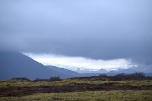 Trouee nuage Islande